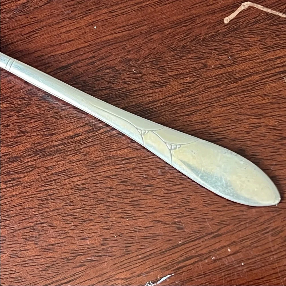 Vintage 1930s Oneida Community Lady Hamilton Silverplate Jam Jelly Server Spoon